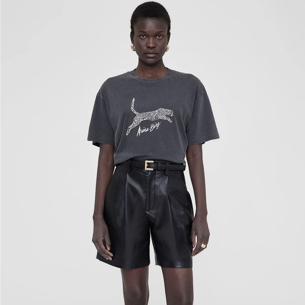 Walker Spotted Leopard cotton t-shirt